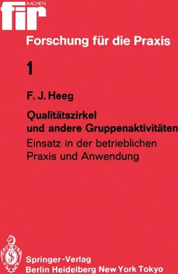 Produktbild von Qualitätszirkel und andere Gruppenaktivitäten