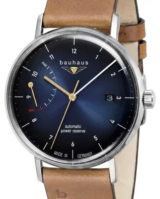 Produktbild von BAUHAUS Herren Armbanduhr 2160-3 Quartz Analog Mineralglas 5 ATM Wasserdicht Datum