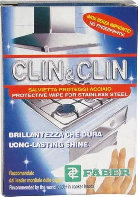 Produktbild von Faber 5 Stahlsputze Tücher CLIN&CLIN
