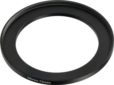 Produktbild von vhbw Step-Up-Ring Adapter 58mm - 72mm für Kamera Objektiv - Filteradapter, Metall Schwarz