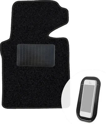 Immagine prodotto di moto-MOLTICO tappetino conducente auto velours lato conducente tappetini auto nero tappetino conducente 1 pezzo adatto per BMW serie 3 E36 cabrio 1990-1999