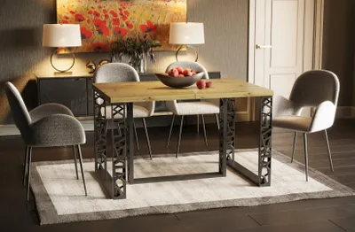Zdjęcie produktu dla Stół rozkładany EWEREST 130(250)x80 dąb artisan