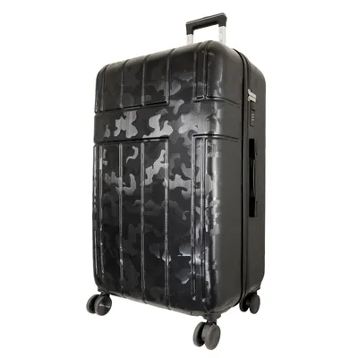 Produktbild von ABS Großer Reisekoffer Camo 76 cm Hartschale Trolley Größe L schwarz