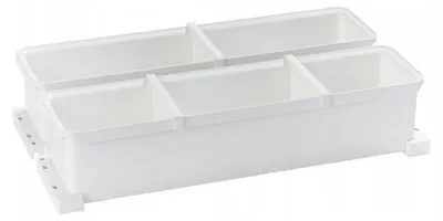 Produktbild von Peka YouboXx Aufbewahrungsboxen Set 4 weiß