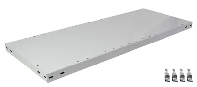 Produktbild von Multi Plus Boden 330, 1000x400 mm - 40-er Kante, m.4 Fachbodenträgern