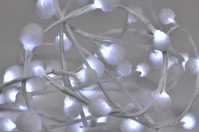 Obrázok produktu pre Vianočné LED osvetlenie - snehové vločky - 48 LED diód, studená biela