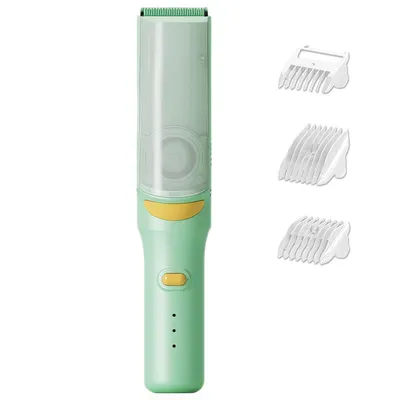Produktbild von Vakuum-Haarschneider für Kinder und Herren,elektrisches Haarschneide-Set mit Doppelmotor,kabelloser Profi-Haarschneider,wasserdicht undwiederaufladbar