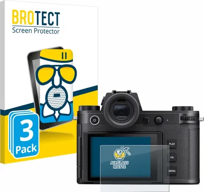 Produktbild von 3x BROTECT Entspiegelungs Schutzglas für Leica SL3 / SL3-S Schutzfolie Panzer Folie Glas Display Schutz matt