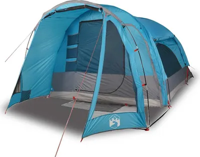 Produktbild von vidaXL Familienzelt 6 Personen Blau Wasserdicht