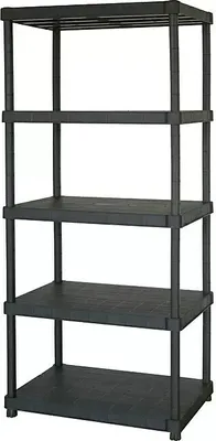 Productafbeelding van KIS Kunststof rek "PLUS", XL/5, zwart