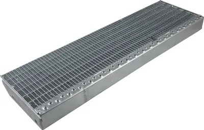 Produktbild von Normtreppenrost Außenmaß 1200 x 270 mm, Maschenteilung 33 x 11 mm