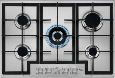 Immagine prodotto di AEG HGB75400SM piano cottura Acciaio inox Da incasso 75 cm Gas 5 Fornelli Venduto Come Grado B 7332543735914