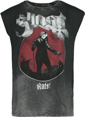 Produktbild von Ghost Tank-Top Herren Rats grau Band-Merch, Bands 100% Baumwolle XL