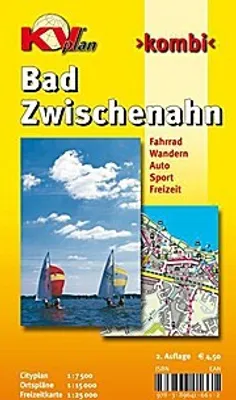 Produktbild von Bad Zwischenahn, KVplan, Radkarte/Knotenpunktkarte/Wanderkarte/Stadtplan, 1:30.000 / 1:15.000 / 1:7.500