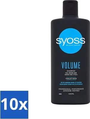 Produktbild von Syoss Volume Shampoo - Shampoo - Volumengebend - 440 ml - Vorteilspack - 10 Stücke