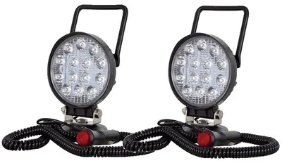 Imagen del producto de Luz de trabajo, iluminación versátil, diseño duradero, 2 focos