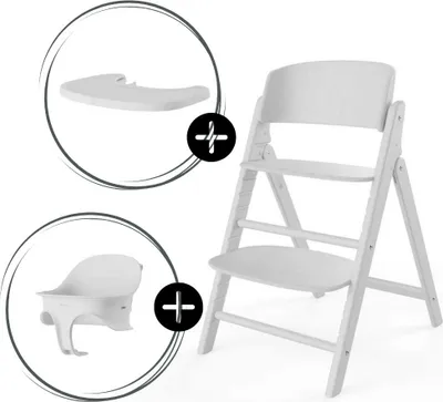 Produktbild von COLUMBUS Hochstuhl CLICK&FOLD 3in1 All White, white