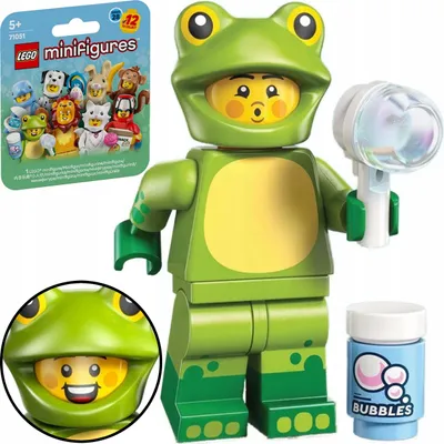 Immagine prodotto di 71051 - LEGO Minifigures - Serie 28 — Animali - COSTUME DA RANA