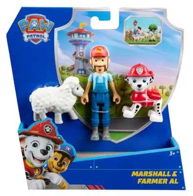 Produktbild von Paw Patrol, Set 3: Figuren von Marshall und dem Bauern
