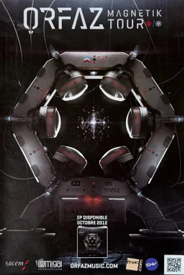 Produktbild von Orfaz – Magnetik Tour 2012 – Plakat / Poster – 42x60 cm
