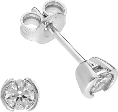 trendor 15143 Damen Ohrringe 925 Silber Zirkonia Ohrstecker 1
