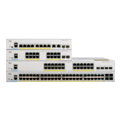 Produktbild von Cisco Catalyst C1000-24P-4G-L, Managed, L2, Gigabit Ethernet (10/100/1000), Vollduplex, Power over Ethernet (PoE)
