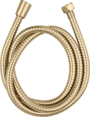 Produktbild von WENKO Edelstahl Duschschlauch Mod. Brass 150 cm Gold, 1/2" Standardanschluss, Verdrehschutz