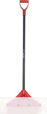 Produktbild von Freund Victoria Schneeschieber SnowPusher, 610 mm breit, mit Fieberglasstiel, D-Griff, Kunststoffblatt