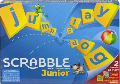 Produktbild von Games Junior Scrabble, Brettspiel, Wort, 6 Jahr(e), Familienspiel