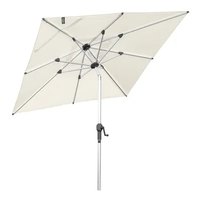 Produktbild von anndora Sonnenschirm 2x2 m knickbar UV-Schutz UPF 50 Kurbelsystem Natural