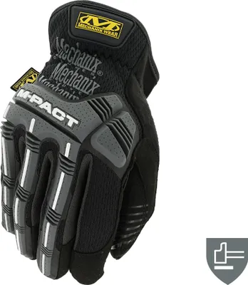 Produktbild von Mechanix M-Pact Open Cuff Handschuh : Schwarz XL