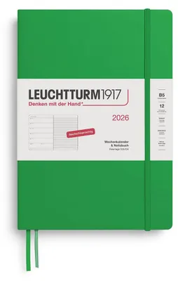 Produktbild von LEUCHTTURM1917 372465 Wochenkalender & Notizbuch Composition (B5) 2026, 12 Monat
