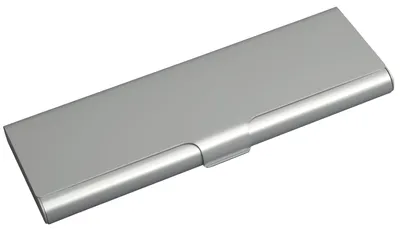 Produktbild von Reiseapotheke Alu 9/17 Globuli Gläser (ohne Gläser) | flach | OMEO® 17er silber