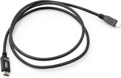 Produktbild von System-S USB 3.1 Type C (male) zu USB Micro B (male) Datenkabel Ladekabel Kabel Verlängerung (ca. 100 cm)