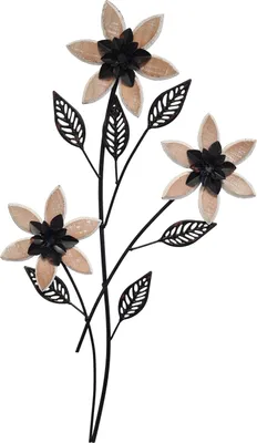 Produktbild von abc HOME | Wanddekoration Blumen | H 43,5 cm