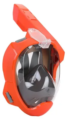 Productafbeelding van Snorkelmasker voor Volwassenen - Volledige Gezichtsbedekking - Oranje L/XL