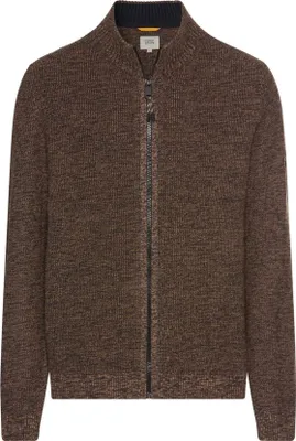 Produktbild von Camel Active Cardigan dunkelbraun meliert Baumwolle