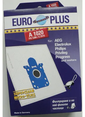 Obrázok produktu pre Vrecká na prach EURO PLUS A 1020