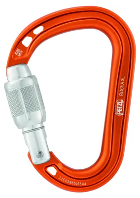 Image de Mousqueton ROCHA SCREW-LOCK ORANGE