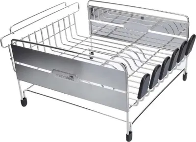 Produktbild von Kitchen Craft Large Horizontal Dish Drainer de Stainless steel, 44.5 x 32 x 19.5 cm