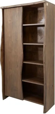 Immagine prodotto di MASSIVMOEBEL24 | scaffale in legno di Acacia 105x45x204 marrone laccato PURE ACACIA #810