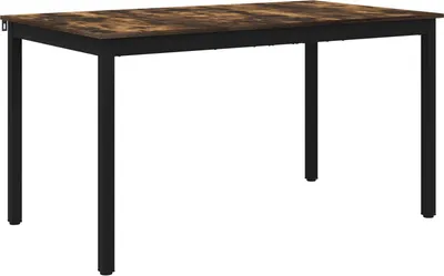 Produktbild von vidaXL Esstische 140 x 80 x 75 cm Holzwerkstoff Räuchereiche