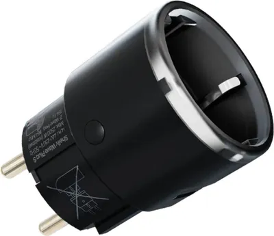 Image de Prise Intelligente Shelly Plug S Z-Wave avec Mesure de Consommation Noir