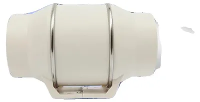 Obrázek produktu pro Ventilátor do potrubí, výkon 75 W, průtok vzduchu 540 m³/h, otáčky 2600 ot./min, napětí 220 V, hlučnost 60 dB