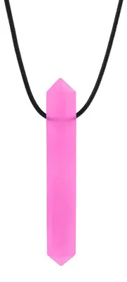 Produktbild von Ark Therapeutics Kauwkette sensorisches Spielzeug rosa für Kinder Discrete, edelsteenvormige kauwketting voor kalmerende orale input bij kinderen, tieners en volwassenen.