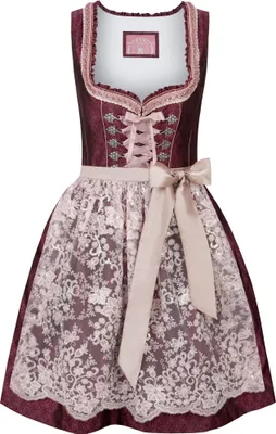 Produktbild von Stockerpoint - Dirndl Rosalinde (55cm), Größe:38, Farbe:Bordeaux