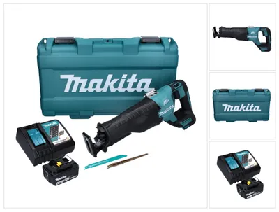 Produktbild von Makita DJR 187 RM1K Akku Reciprosäge 18 V Brushless + 1x Akku 4,0 Ah + Ladegerät + Koffer