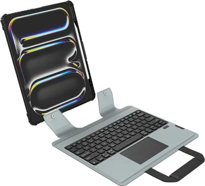 Image de Nillkin, Housse de clavier rétroéclairée antichoc pour iPad Pro 13" Touchpad, Noir
