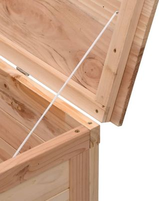 vidaXL Zahradní truhla 150x50x56,5 cm z masivního jedlového dřeva