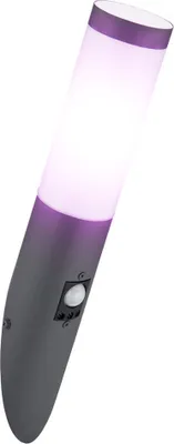 Produktbild von RGB LED Wandleuchte, Edelstahl, Sensor, App-/Sprachsteuerung